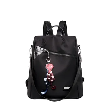 

Backpack Women 2019 New Large Capacity Backpacks Solid Color Simple Student Bag Outdoor Waterproof Student Bags Mochila Mujer J#