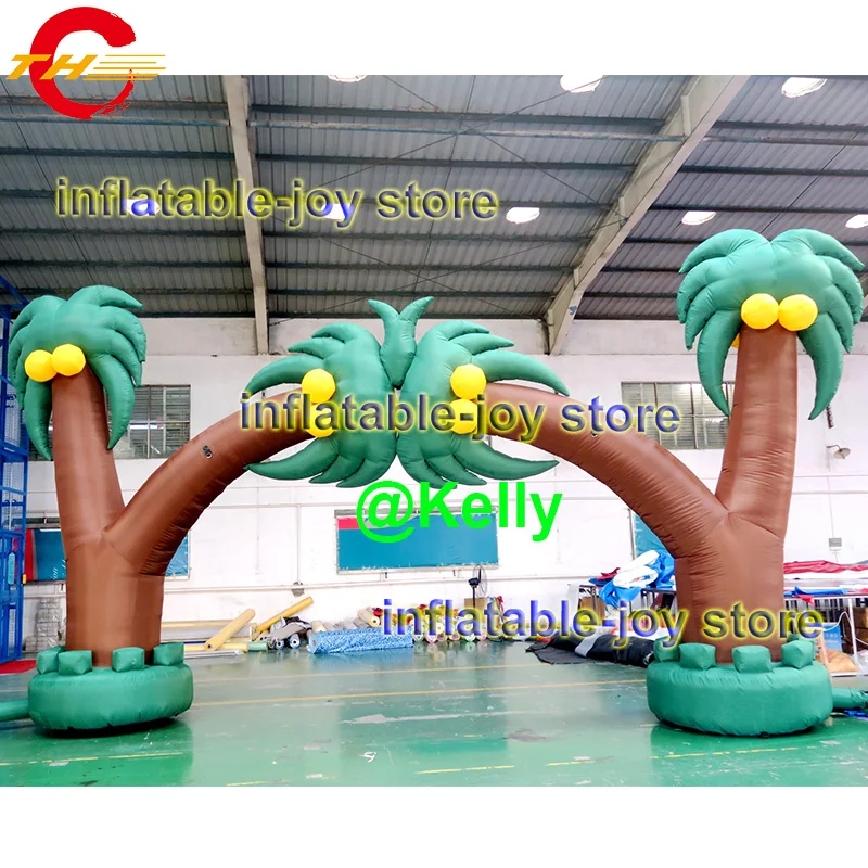 free air shipping inflatable arch, cheap plam tree inflatable archway