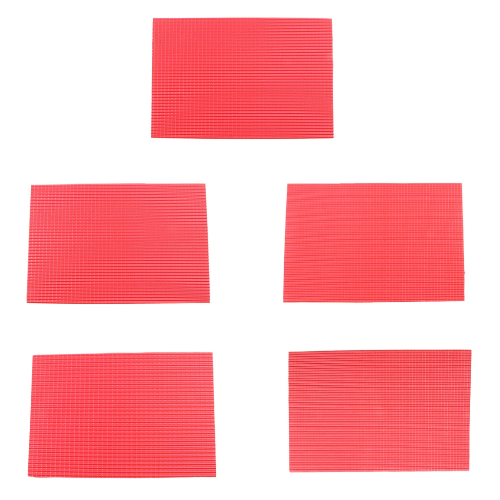 1/25 Scale Roof Tile Sheets Model Buildings Materials PVC Plastic for Railway Layout Architecture &DIY Model Building Materials