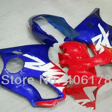 99-00 CBR 600 F4 обтекатель комплект для CBR600F4 1999-2000 красный и синий Обтекатели для спортивного мотоцикла oem(литье под давлением