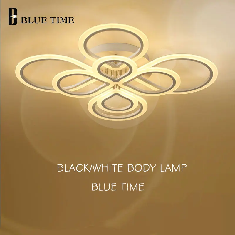 

Water-drop Finished Modern Home LED Ceiling Lights For Bedroom Dining Room Living Room Study Room Black&White LED Ceiling Lamps