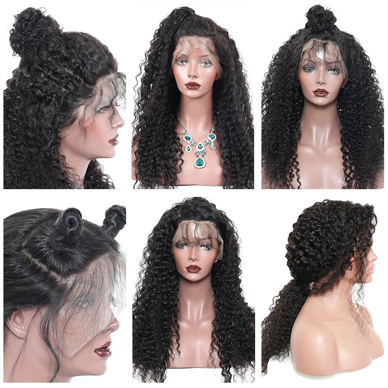 Шелк базы парики глубокая волна Синтетические волосы на кружеве натуральные волосы парики для Для женщин Бразильский Шелковый топ кружева