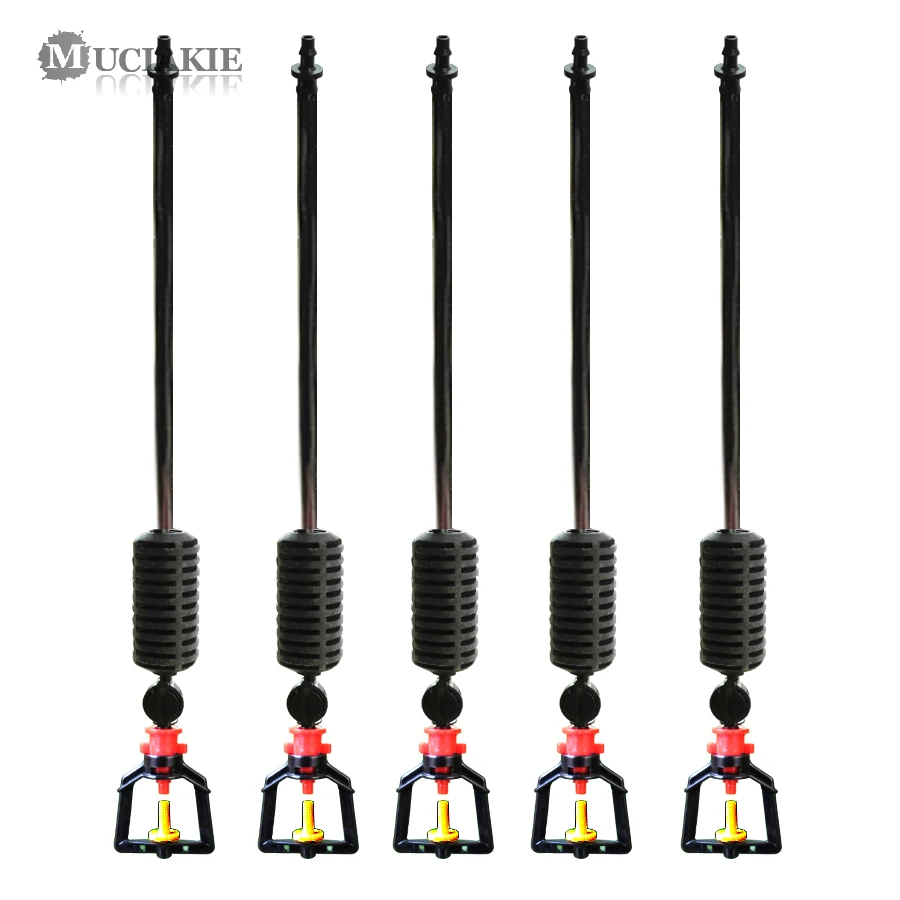 

MUCIAKIE 1PC Hanging Refraction Rotor Micro Sprinkler Sets Drip Irrigation for Greenhouse Garden Overhead Misting Nozzle Kits