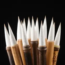 Традиционный китайский ручка-кисть для каллиграфии бамбука подставка множество волокон ручка-кисть для письма живопись практика