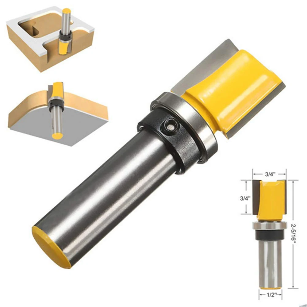 

1/2 Inch Shank Mortise Template Flush Trim Router Bit