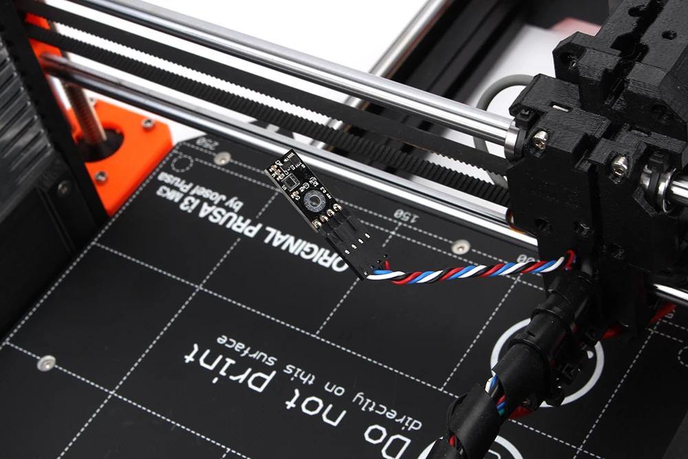 Prusa i3 MK3 3d принтер Датчик накаливания обнаруживает застрявшую нить и предлагает потребителю вариант для очистки сопла для Prusa i3 mk3