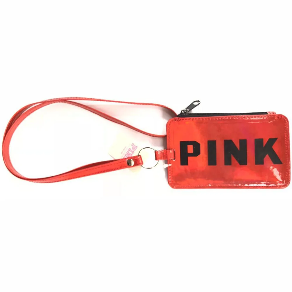 

New card protection pink Wallet Bank purse Holder Id Bank Card Case Protection Credit Card Holder rfid wallet