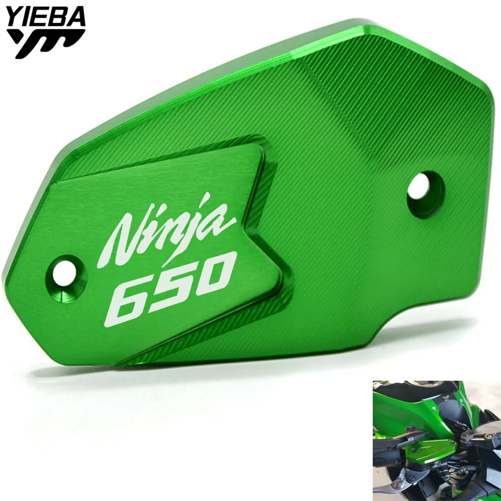 For KAWASAKI NINJA650 VERSYS650 NINJA VERSYS 650 2006-2018 Z800 13-16 With Logo Motorcycle parts Front Brake Fluid Reservoir Cap