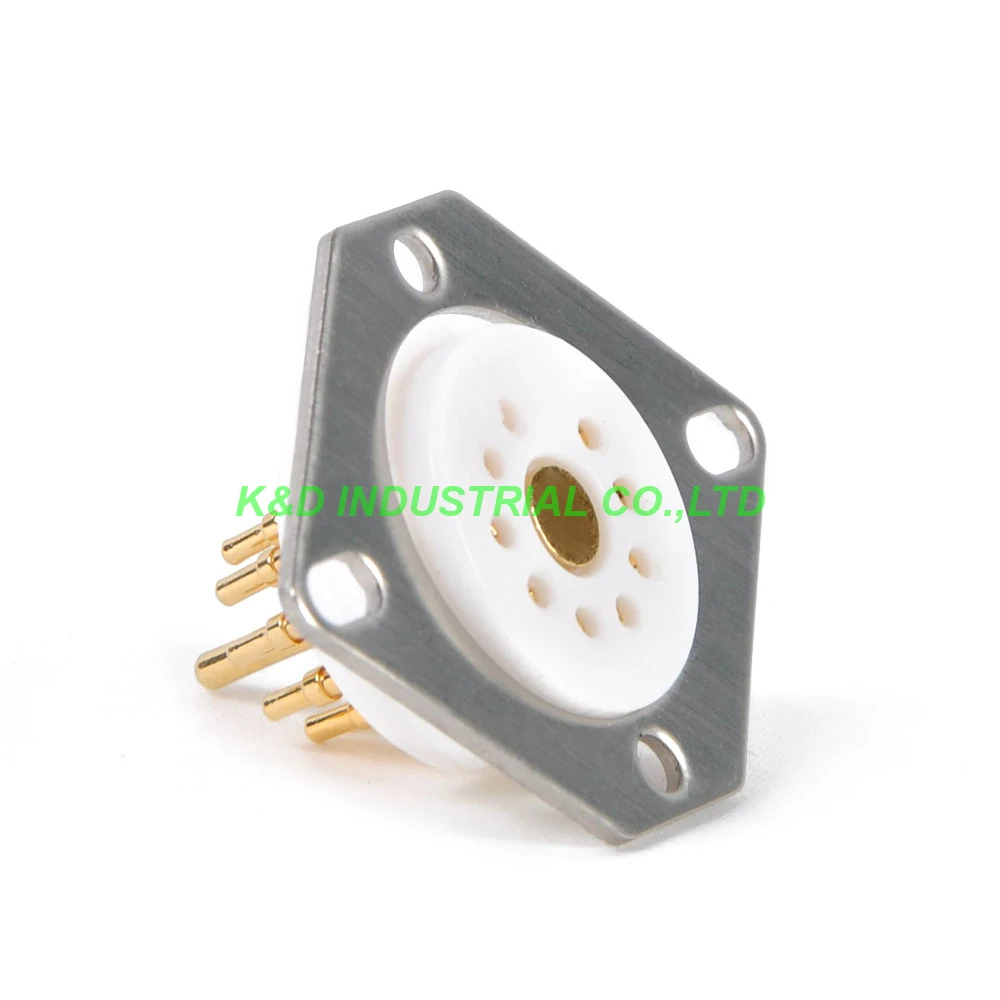 Soquete do Tubo Plana de Aço Inoxidável de Montagem à Prova de Choque 8pin para 9pin Placa 4 Pcs - Image 5