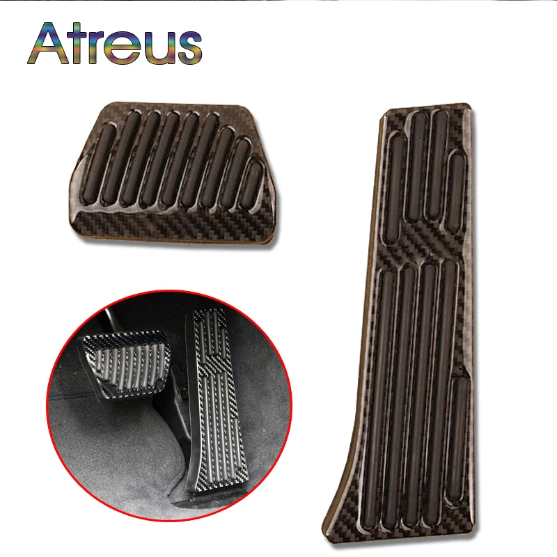 

Carbon Fiber Car Accelerator Brake Pedals Plate For BMW E46 E39 E90 E60 E36 F30 F10 E34 X5 E53 E30 F20 X3 X4 X6 X1 Accessories