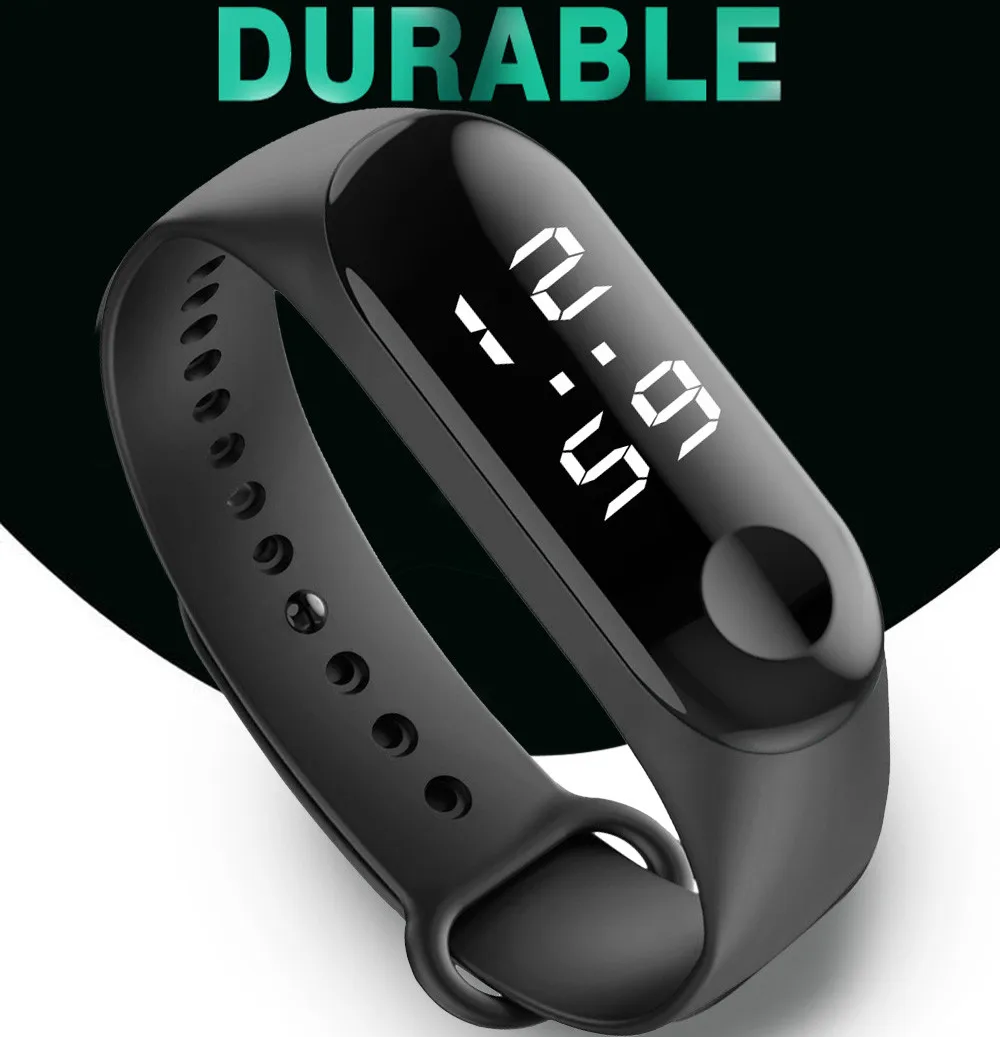 

Men LED Sport Watch Unisex Outdoor Waterproof Bracelet Women Casual Silicone Band Digital Wrist Watches Reloj Inteligente Mujer
