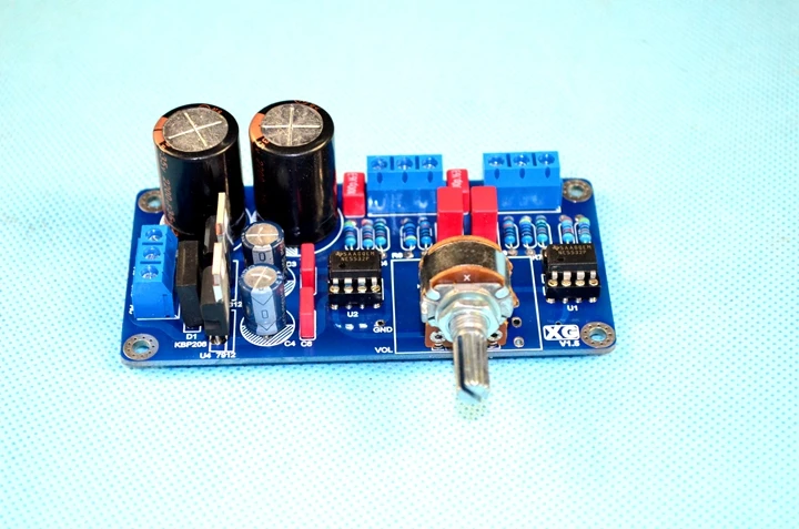 A1 line design NE5532 HiFI preamp amplifier tone board diy kits