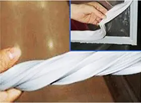 High performance electric 220V mobile home fridge freezer 4 door