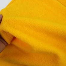 Оранжевый полиэстер флис ткань анти-пилинг односторонняя флисовая ткань ручной работы ткани по двору
