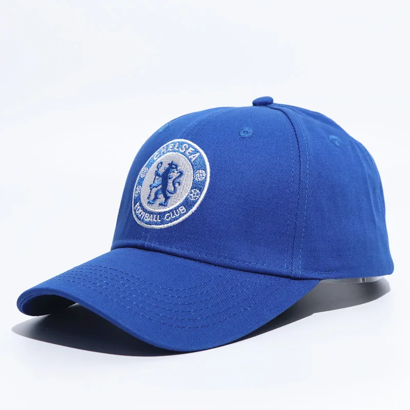 World Football Club Chelsea Embroidered Baseball Cap Soccer Team Logo Adjustable Cap for Soccer Fans