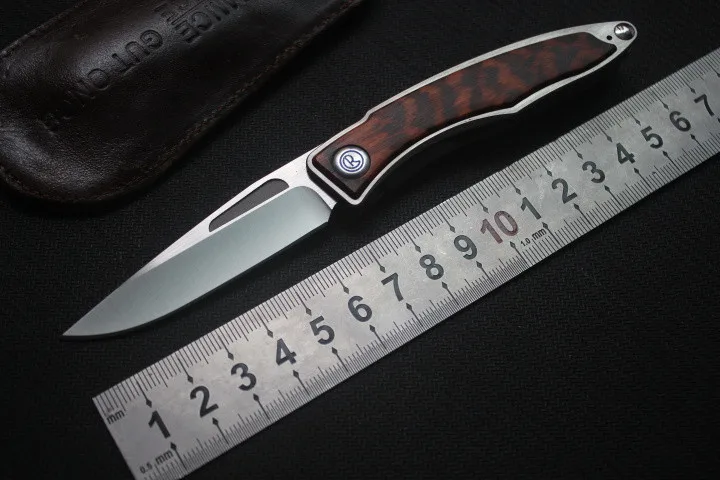 

CH01 folding knife pocket M390 blade Titanium/wood handle tactical flipper camping knives survival EDC kitchen hunting multitool