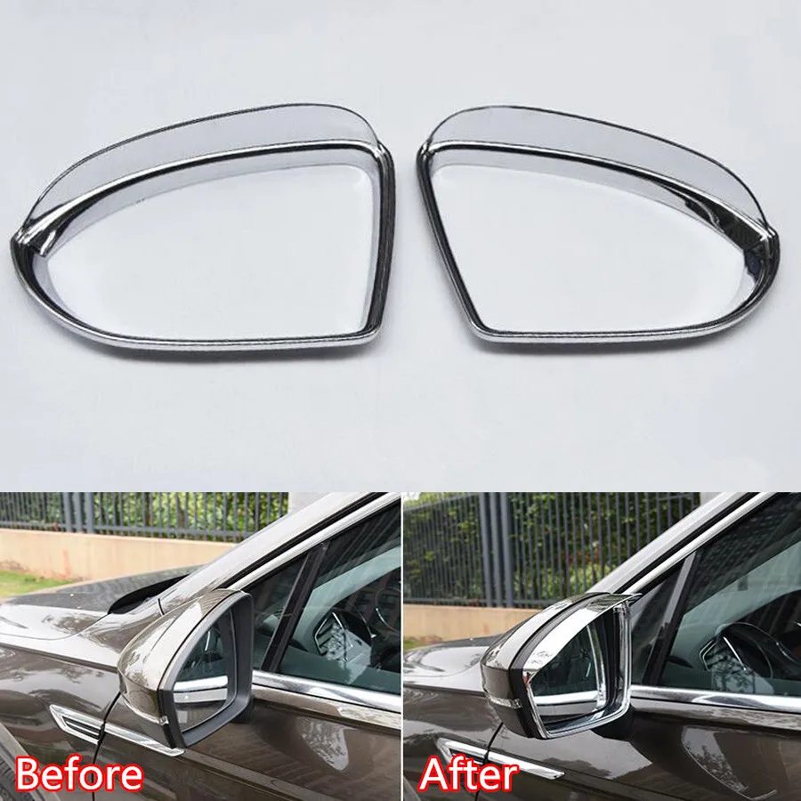 

Боковое зеркало заднего вида для Volkswagen VW Tiguan 2010-2014, хромированная наклейка для стайлинга автомобилей
