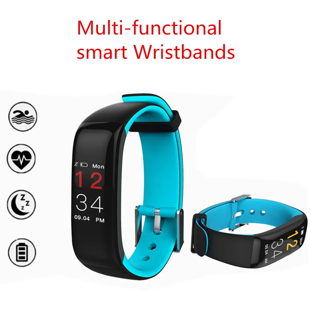 Smart Wristband Real time Heart Rate Monitoring Fitness Tracker Sports
