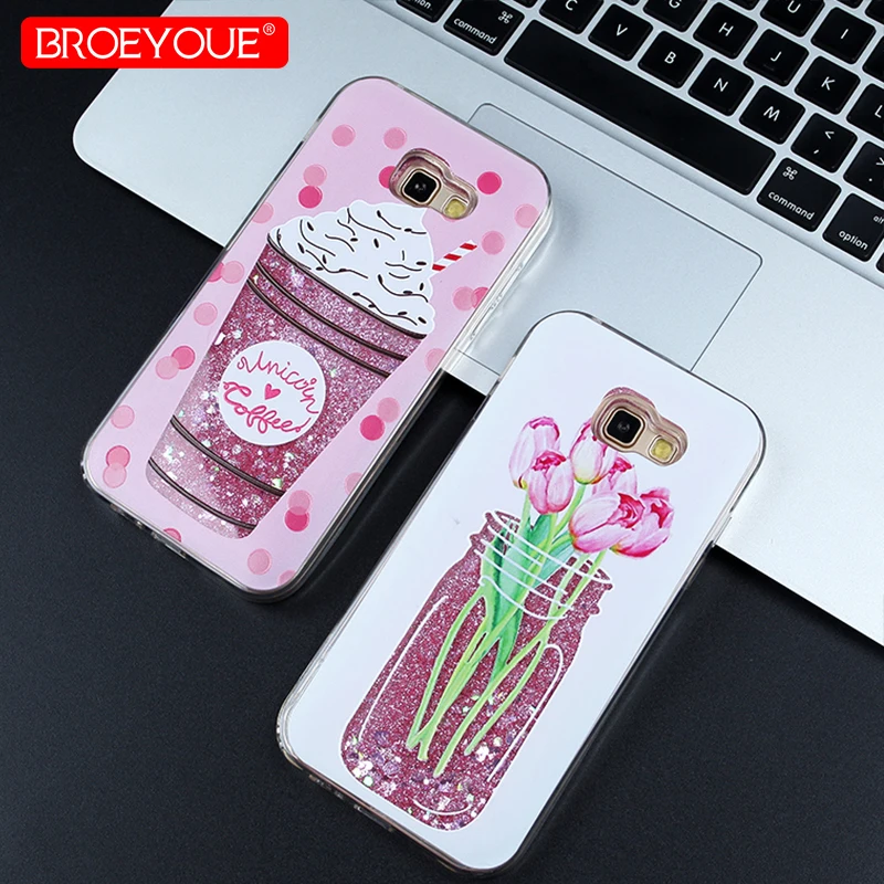 

Liquid Case For Samsung Galaxy J7 J5 2016 2017 Case Soft TPU Quicksand Bling Case For Samsung S8 S9 Plus S7 Edge A3 A5 2017