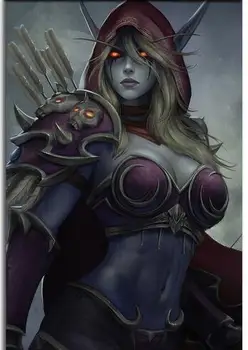 

world of warcrafts Lich King Sylvanas Illidan custom diamond painting full square/round cartoon diamond embroidery accessories