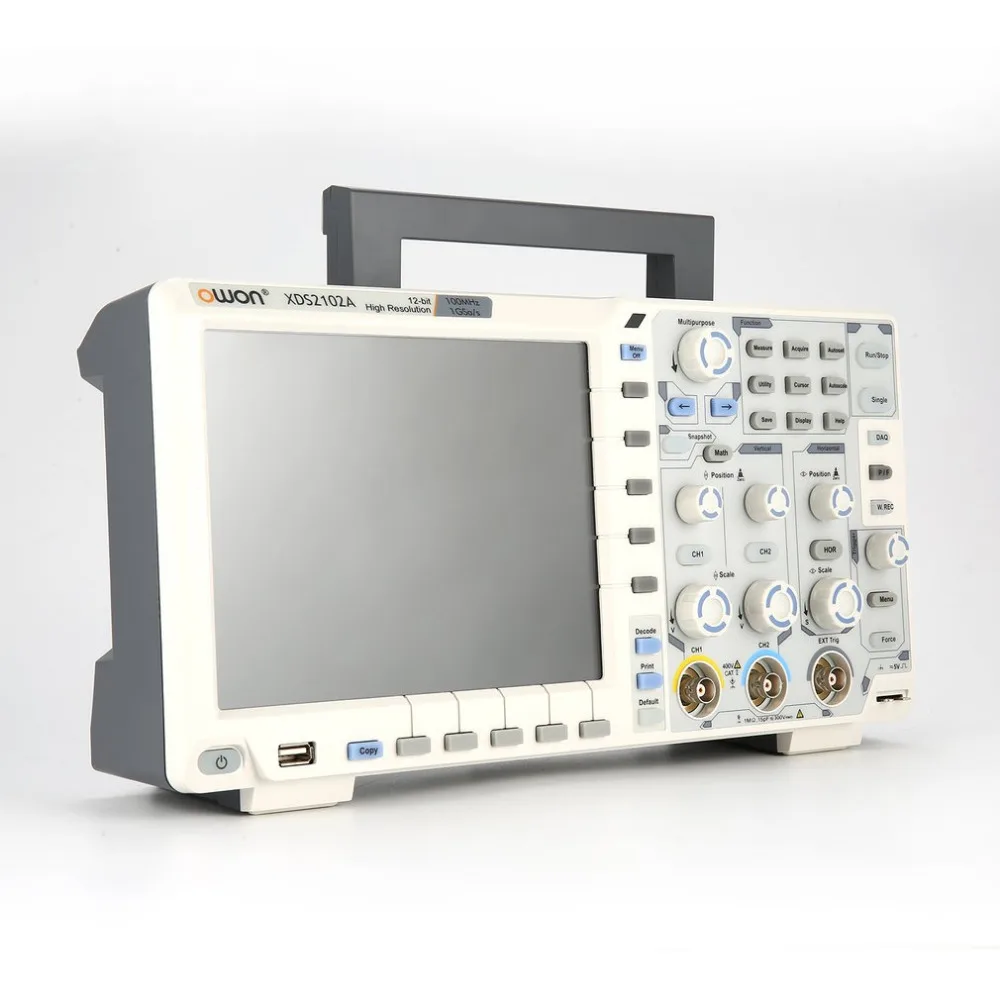 OWON XDS2102A двухканальный Глубокая память ЖК дисплей Дисплей цифровой запоминающий