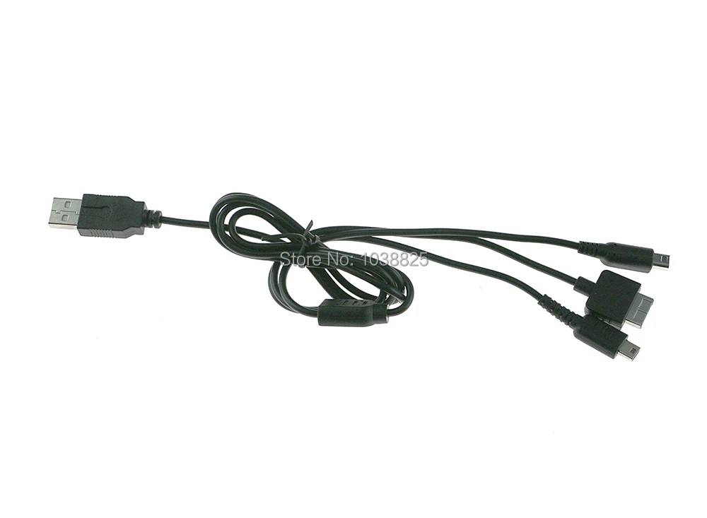 Высококачественный зарядный USB кабель 3 в 1 шнуры для Nintendo NDSL / NDS NDSI XL 3DS psv1000