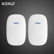 2018 Newest KERUI Z31 2PCS Wireless Vibration Detector Shock Sensor For Home Alarm System built-in Antenna Smooth Appearance