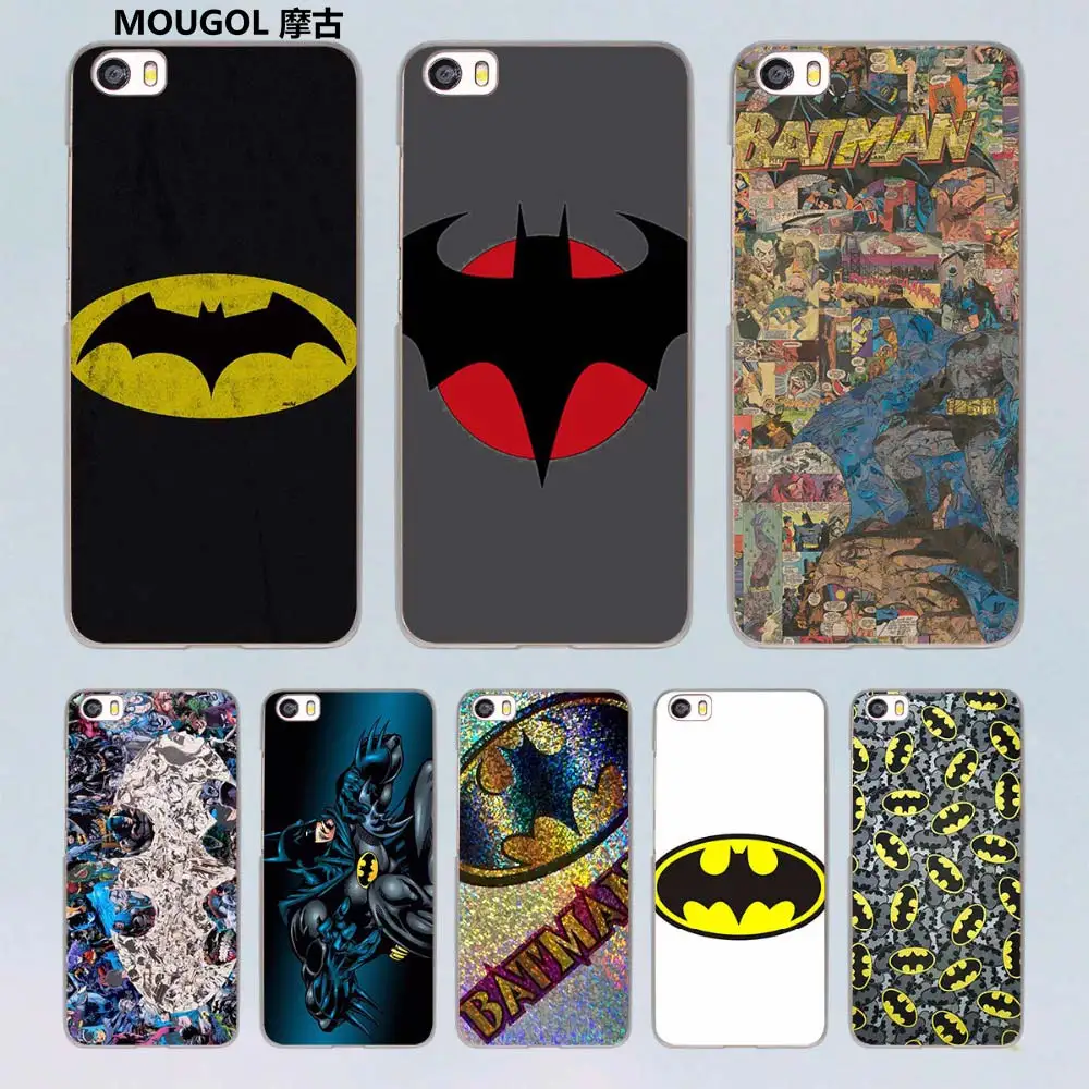 MOUGOL Batman Superhero design clear hard Case for Xiaomi redmi note 4 3 4Pro 4A 4X Mi 5 5s Plus 4 4C a-mobile-redmi