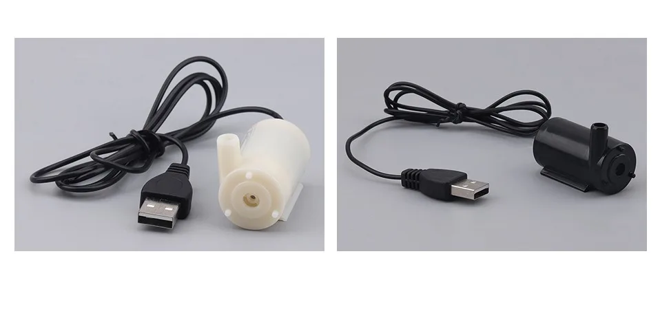 5 В USB насос для воды 95 см кабель 1,5 м лифт мини Электрический водяной насос 5 в 2~ 3 л/мин погружной насос