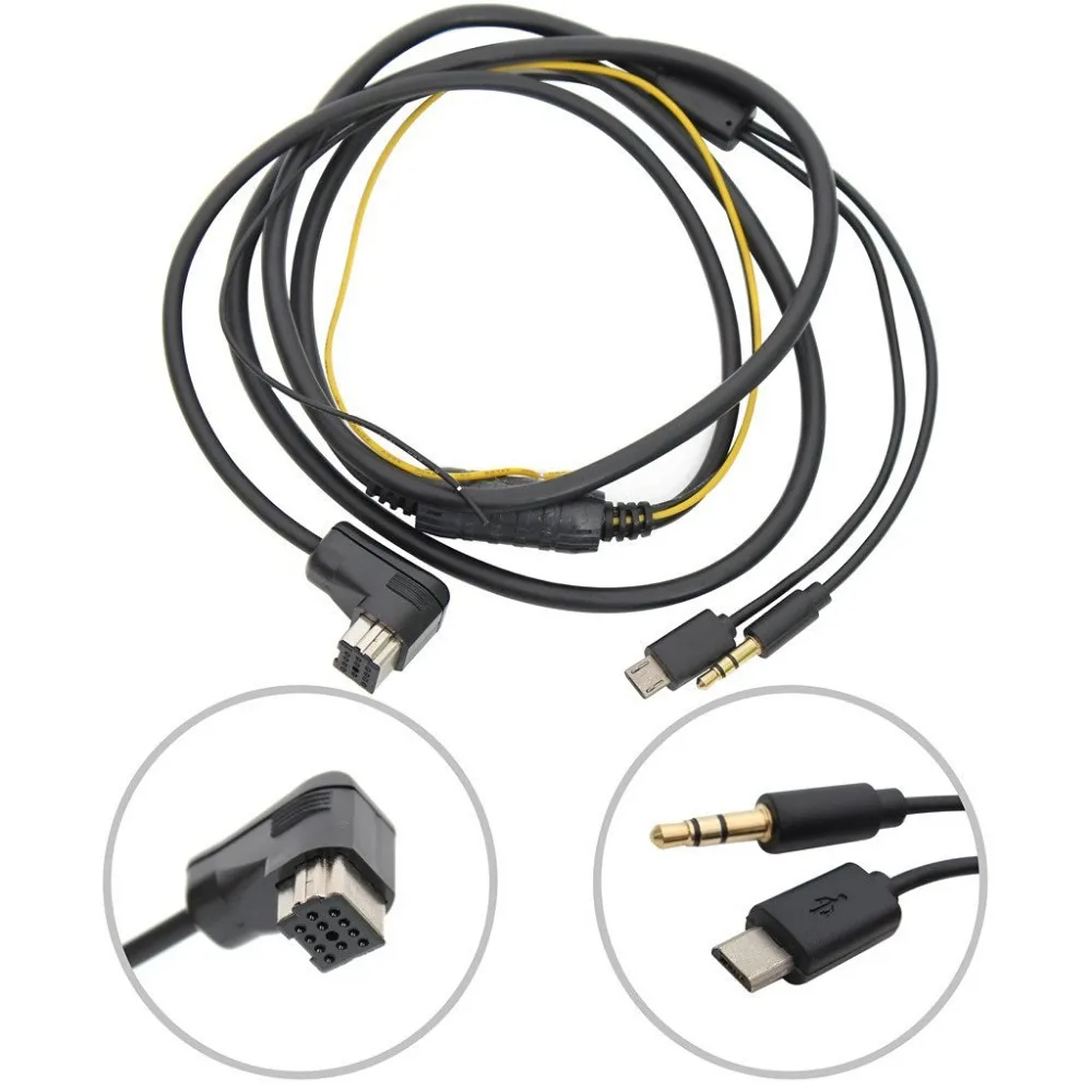 AUX In Kabel kompatibel mit PIONEER Radio IP-Bus KFZ Kabel Stecker Klinke