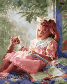 

Frameless painting by numbers paint by numbers for home decor PBN for living room 4050cm homework