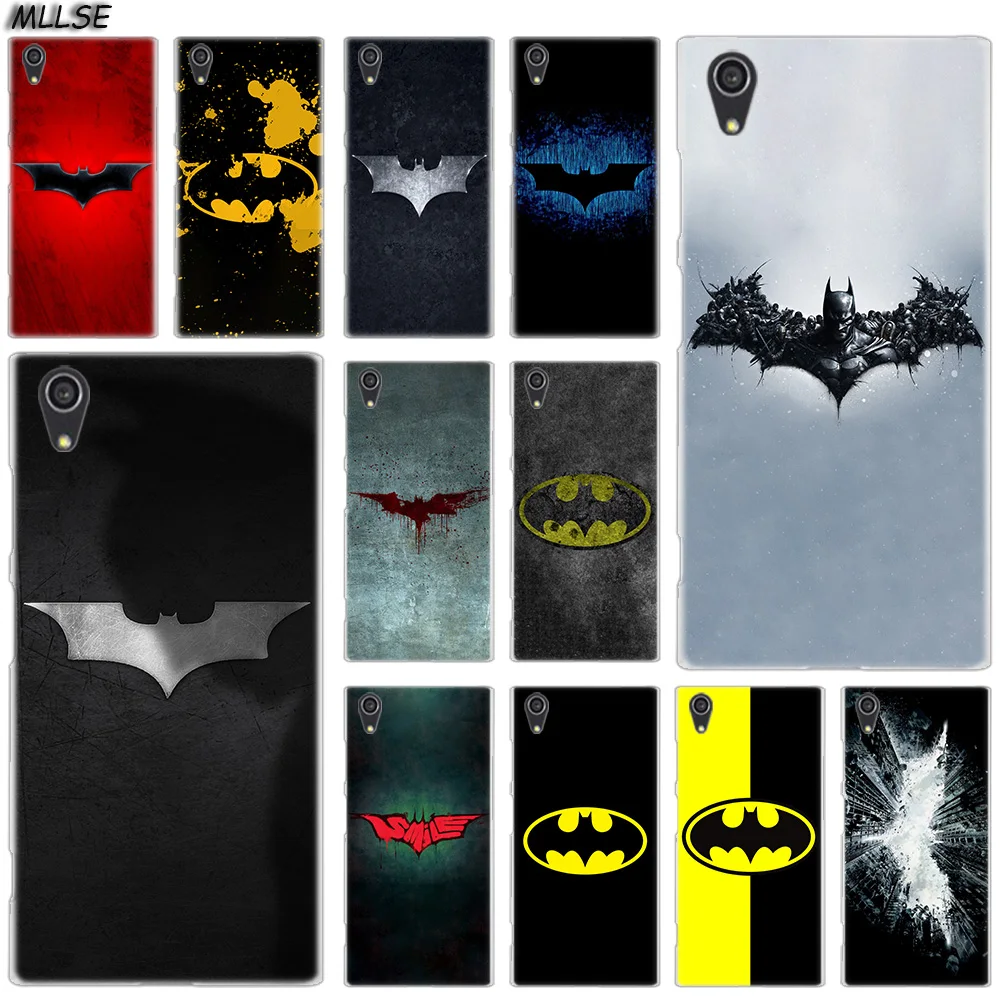 

MLLSE Batman Logo Fashion Case Cover for Sony Xperia M4Aqua M5 E5 X XA XA1 XA2 Plus XA3 XZ XZ1 XZ2 Compact Z5 L1 L2 L3 Hot