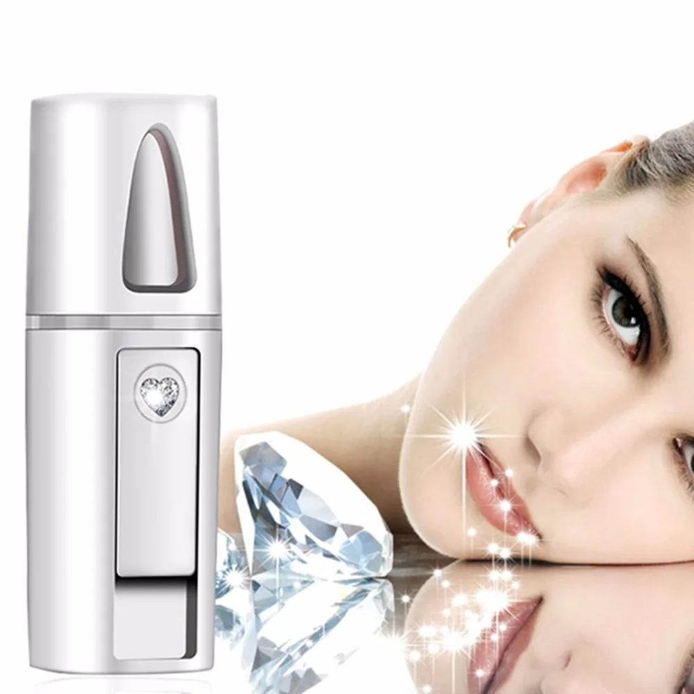 

USB Rechargeable Nano Spray Mist Body Facial Steamer Nebulizer Skin Care Beauty Moisturizing Hydrating Sprayer Humidifier Device