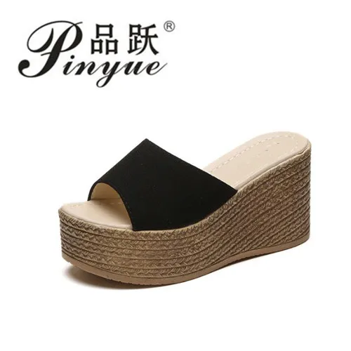 Womens Wedge Heel Beach Sandal Ladies Casual Summer Mule Sandal Shoes