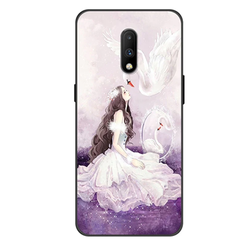 Чехол для OnePlus 7 силиконовый мягкий чехол задняя крышка для OnePlus7 милые Мультяшные узорчатые телефонные чехлы для One Plus 7 Coque