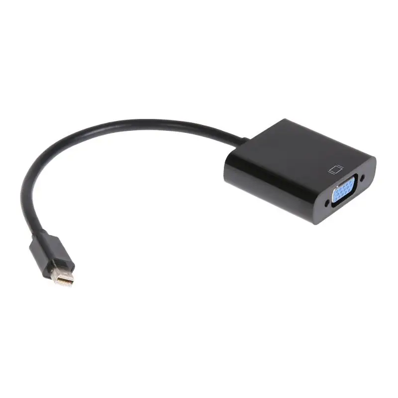 Мини DP к VGA Кабель-адаптер мини дисплейный Порт Thunderbolt к VGA конвертер 1080P кабели для Macbook Pro Air iMac Mac