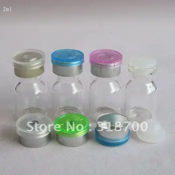 

300/lot 2ml mini glass vial with flip cap, 2ml glass bottle,sample vial.3ml,5ml till 30ml is available