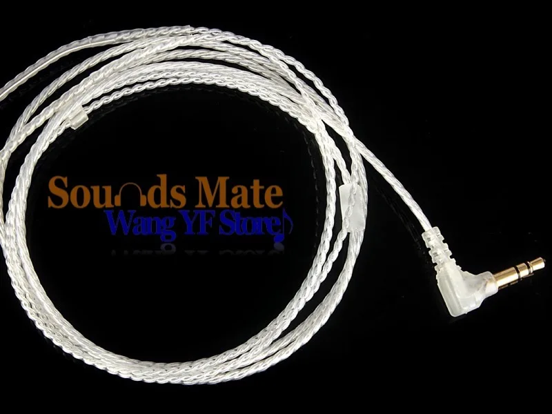 Silver Plated 6N OFC Cable For Audio Technica ATH IM04 IM03 IM02 IM01 IM50 IM70 Headphone 4 Colors Select