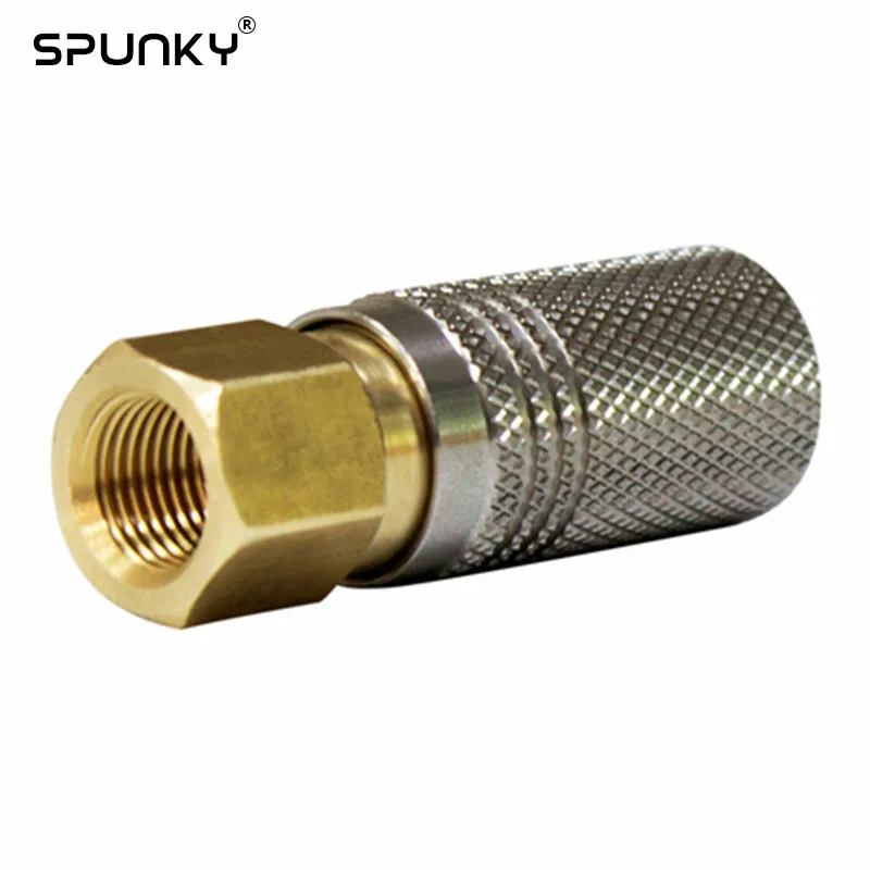 

2 pcs/lot Female Thread 1/8BSP & 1/8NPT & M10*1 Paintball PCP Charging Hose EXTENDED Quick Coupler Socket