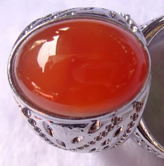 

Authentic natural Carnelian rings of men and women Adjustable size