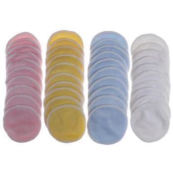 

10pcs Double Layer Wipe Pads Reusable Cotton Pads Make Up Facial Remover Nail Art Cleaning Pads Washable With Laundry Bag