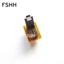 QFN8 to DIP8 Programmer Adapter WSON8 DFN8 MLF8 to DIP8 socket Pitch=0.5mm Size=2x2mm