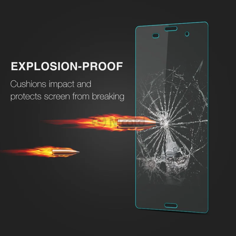 Nicotd Tempered Glass For Sony Xperia Z3 Screen Protector 9H 2.5D Phone On Protective Glass For Xperia Z3 D6633 D6643 glass Film (7)