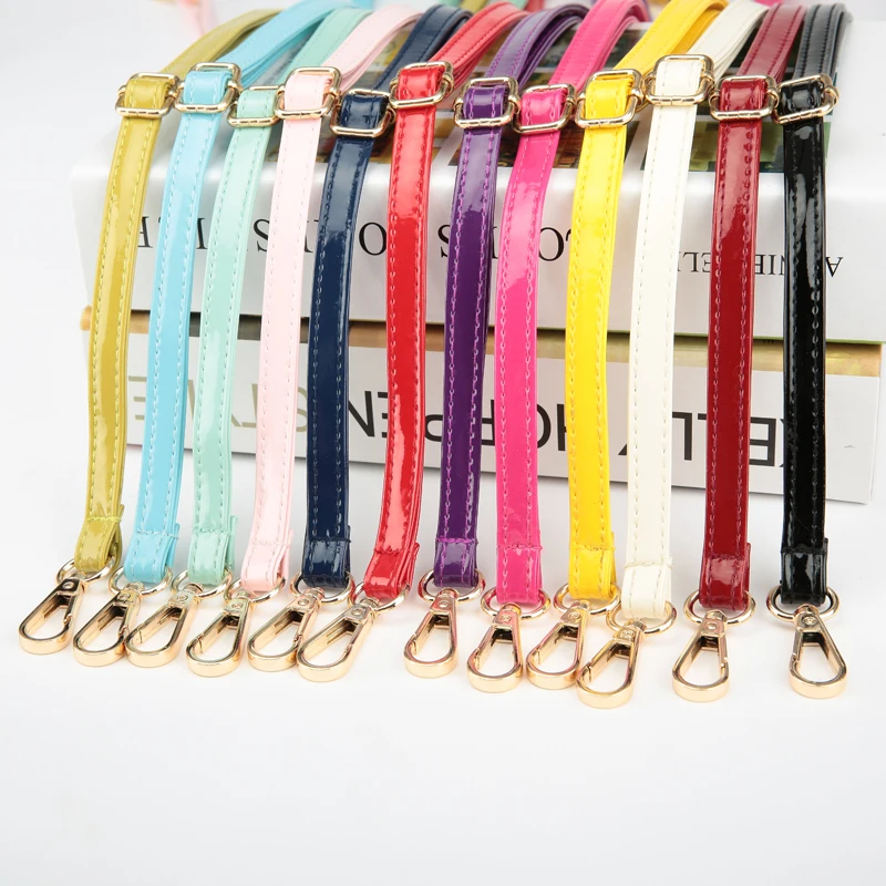 4 Metal Colors! Adjustable Replacement Shoulder Strap Patent PU Leather Bag Straps for Purses ...