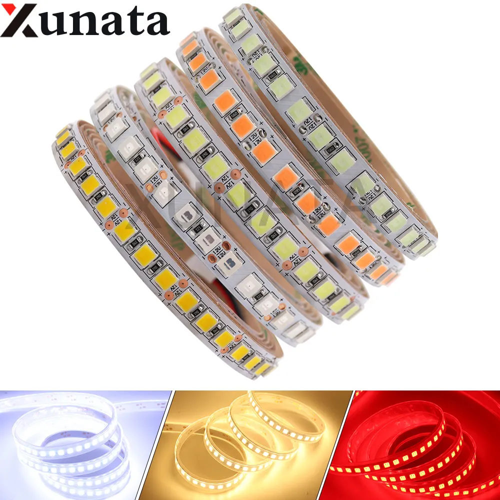 

Super bright LED Ribbon Tape DC12V 5054 Led Strip Light 120Leds/m Waterproof Rope Light Decoration for Home Bar Holiday Party