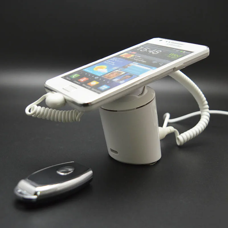 10 piezas de teléfono celular de promoción de venta al por menor alarma Anti robo sistema móvil Smartphone Visualización de alarma de seguridad de carga TypeC Android