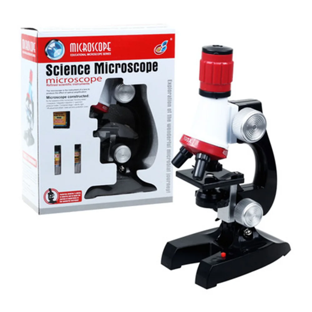 Children Microscope toys 1200X400X100X Nature Biology Exploration Toys