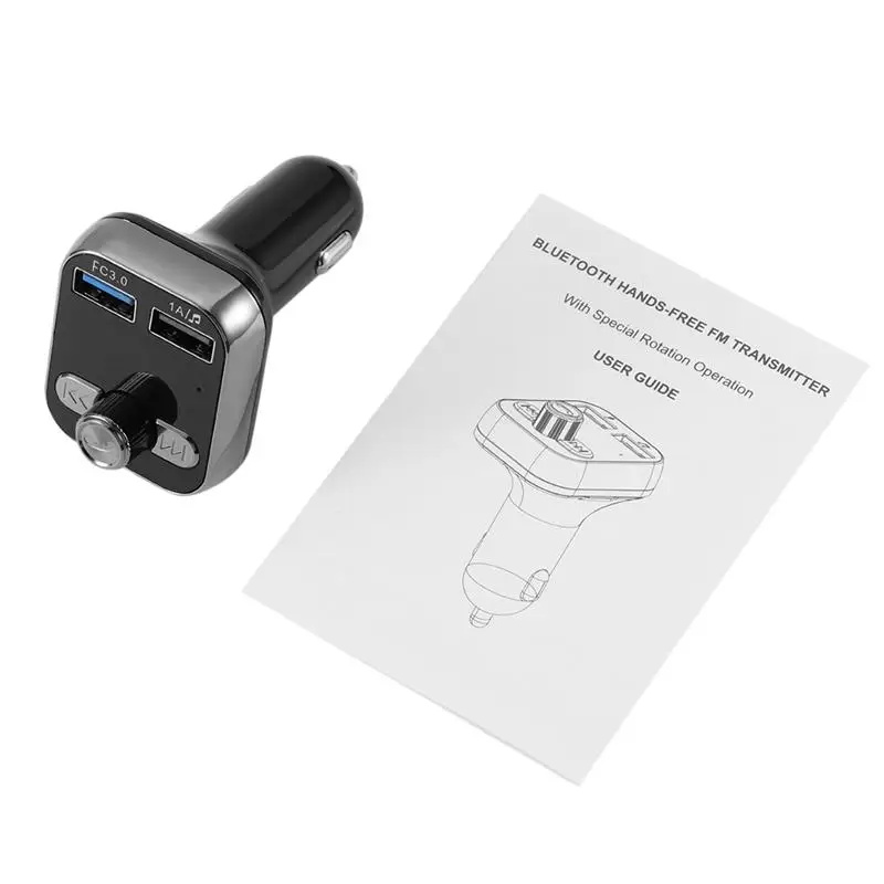 Беспроводной двойной USB порт fm-передатчик MP3-плеер U диск автомобильный комплект зарядное устройство адаптер Автомобильное зарядное устройство XM-144