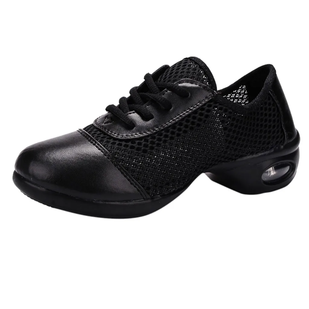 Конкурентная обувь для аэробики; женские кроссовки с мягкой подошвой; обувь для тренировок; обувь для танцев на квадратном каблуке; женская обувь для взрослых; спортивная обувь;# g4 - Цвет: Черный