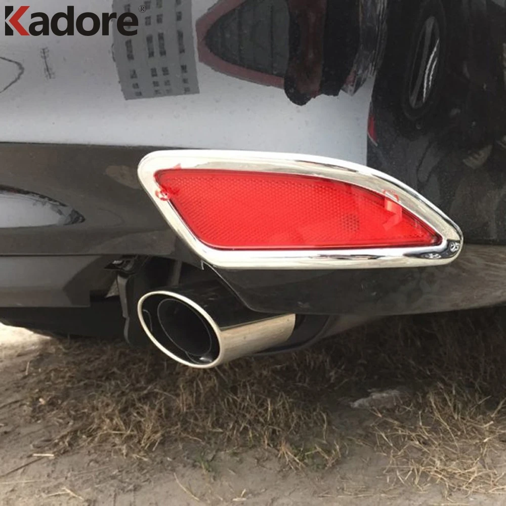 Хромированная лампа заднего противотуманного фонаря для Toyota Camry 2015 2016 2017 ABS